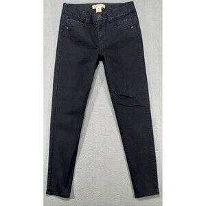 Democracy Ab Solution Jeans Womens 8 Black Stretch Skinny‎ Preppy Gothic Denim
